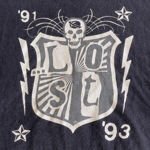 Lost Enterprises Men's Size XL Vintage 91/93 Skate Shirt Double Side Design